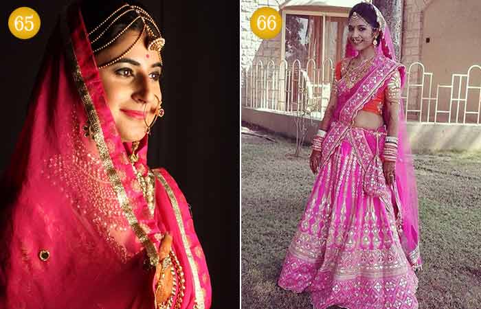 Wedding makeup for beautiful Indian Rajasthani bridal look