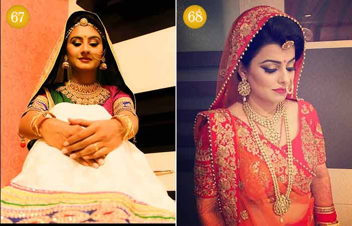 Bridal makeup for Rajasthani bride