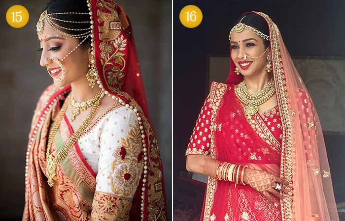Beautiful Indian Gujarati bridal looks 3 and 4