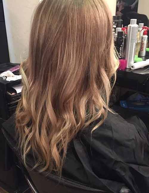 Nude brown hair color