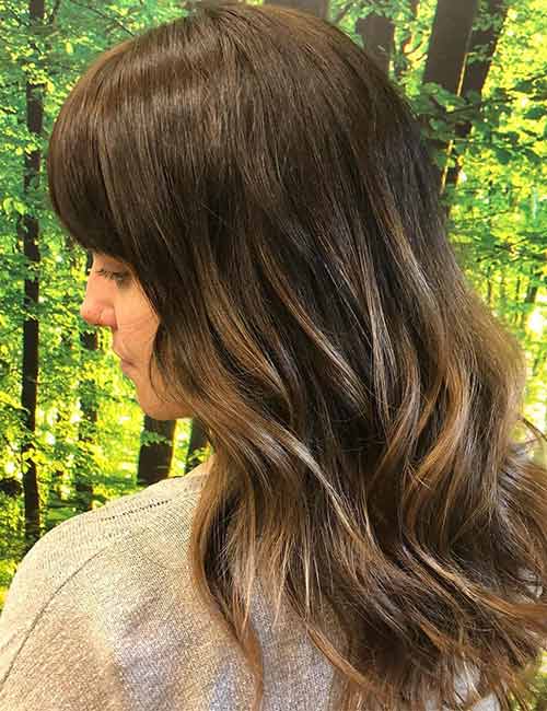 Light beige brown hair color