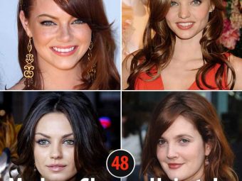 48 Modern Shaggy Hairstyles For A Round Face