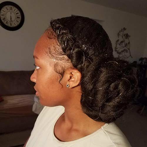 Butterfly braid updo braided updo for black women