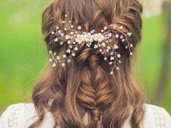 50 Simple Bridal Hairstyles For Curly Hair