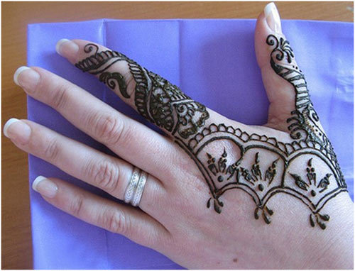 Easy diy mehendi design