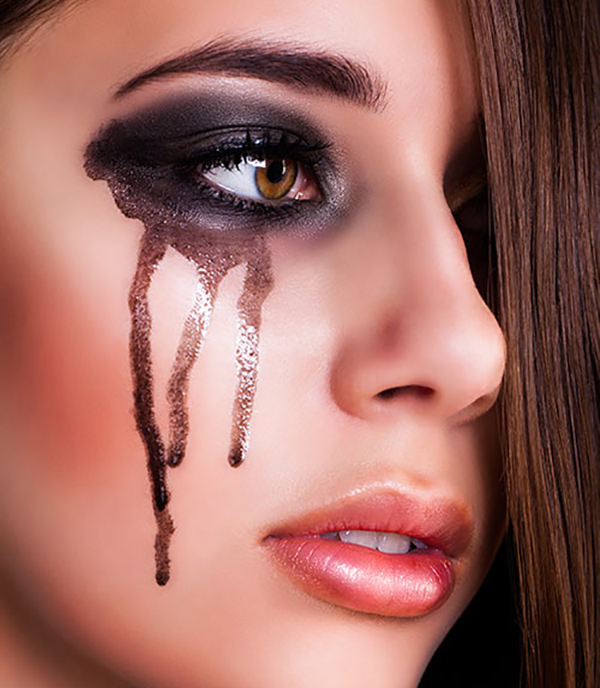 A runny eye is a makeup mistake