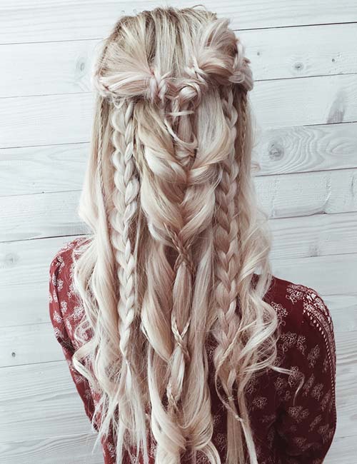 Boho Braided Half ‘Do