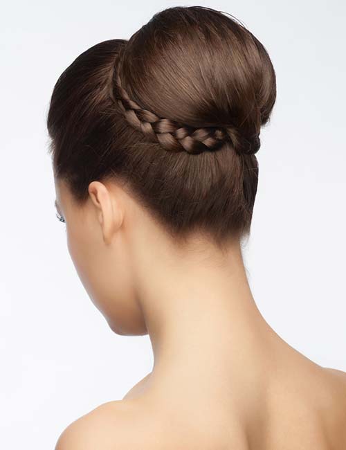 Braid Tied Updo