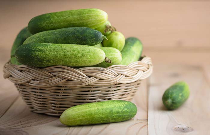 Homemade cucumber scrub for oily skin