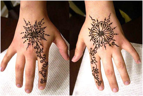 Super chic diy mehendi design