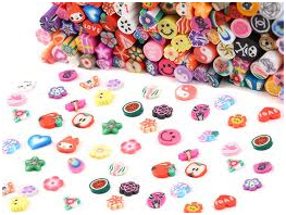 Precut Fimo nail stickers