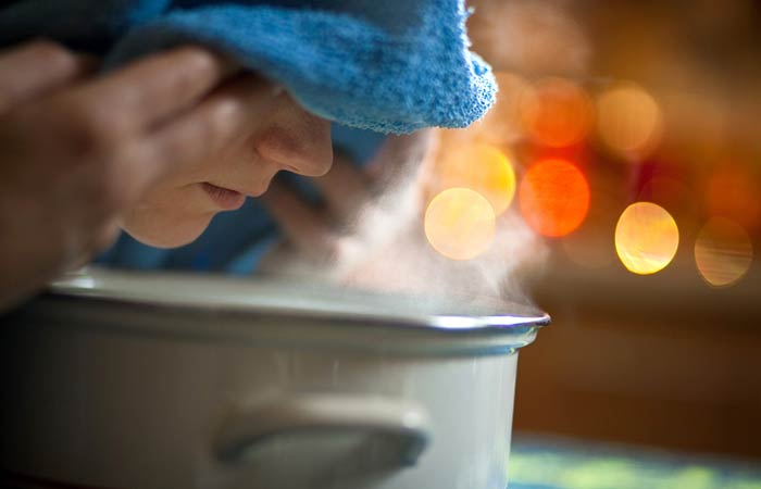 How often should you do facial steaming for acne and for how long