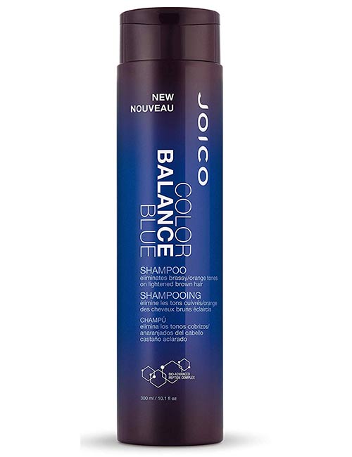 Use color balance blue toner to fix orange hair color