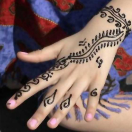 Mehandi designs for kids 8