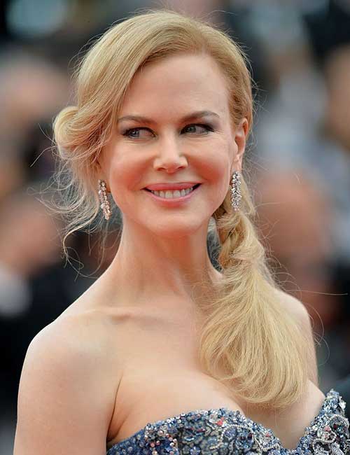 Nicole Kidman's braided hairstyle