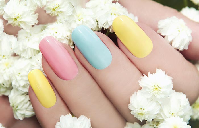 Oval-shaped nails