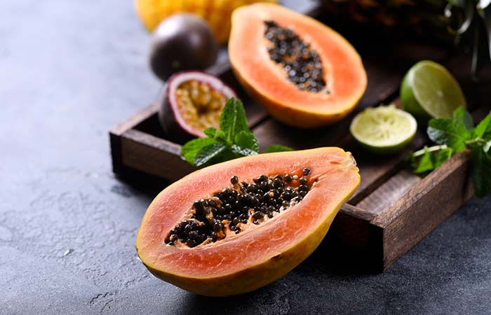 Papaya to remove tan from hands