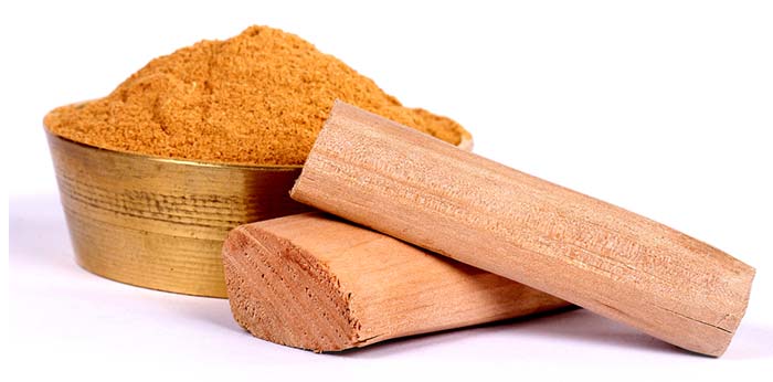 Sandalwood and turmeric