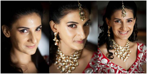 Bridal makeup by Sanjib Majumder