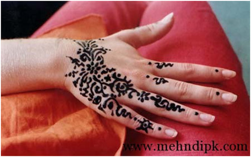 Gorgeous diy mehendi design