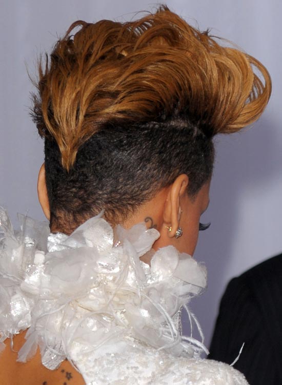 Voluminous mohawk bold bald and beautiful hairstyle